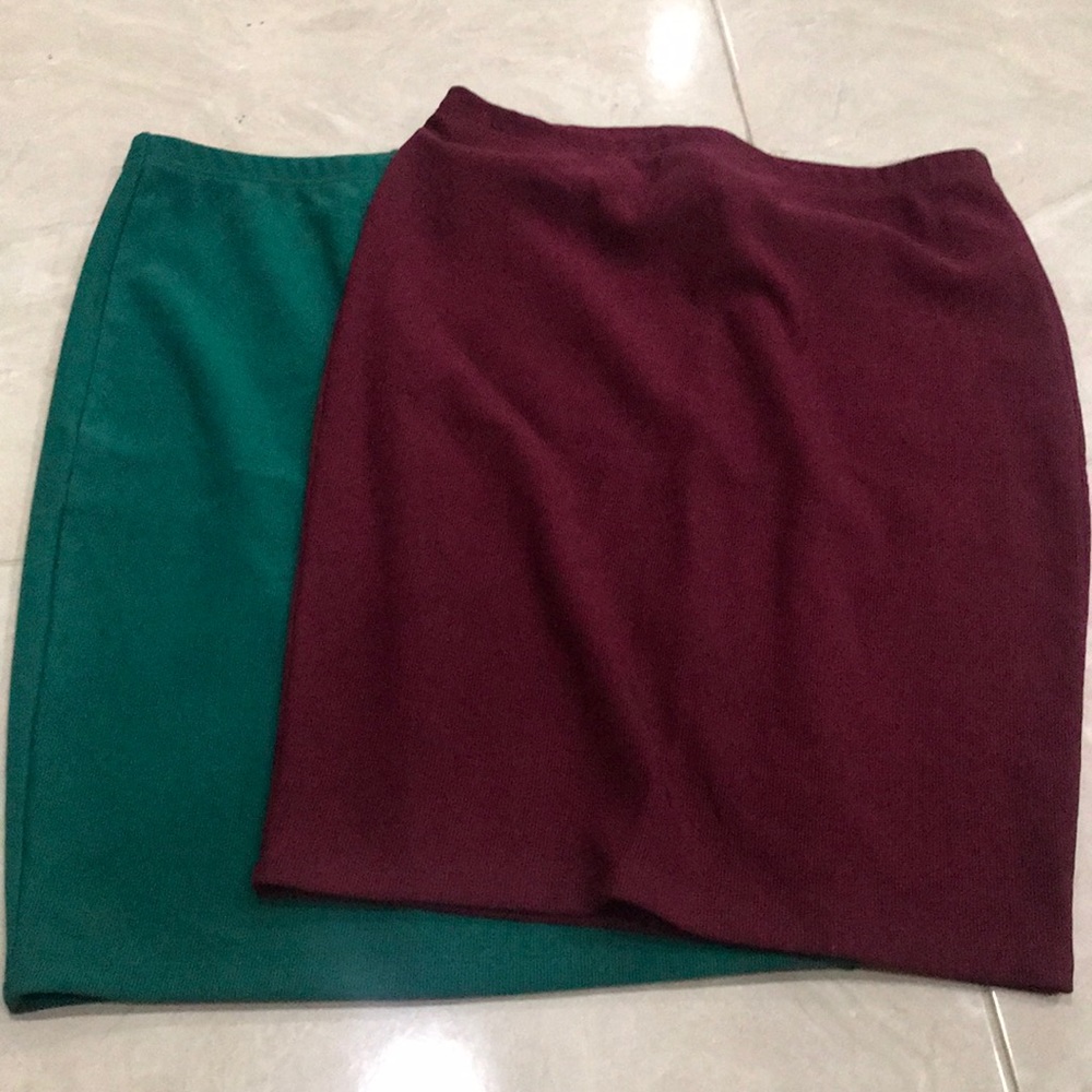 2 midi skirts